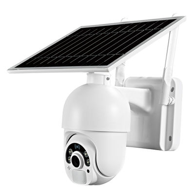 Vigilancia video con pilas solar de HD WiFi 2mp del enfoque de la VISIÓN NOCTURNA 1080P del CCTV de la bóveda de la cámara IP al aire libre llena de la leva PTZ Wifi con PIR