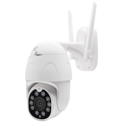 Función inalámbrica impermeable al aire libre incorporada del aparato de lectura de la pregunta de la clasificación de la alarma de la ayuda de la cámara de la sirena de la red PTZ de la seguridad 1080P HD del Smart Home